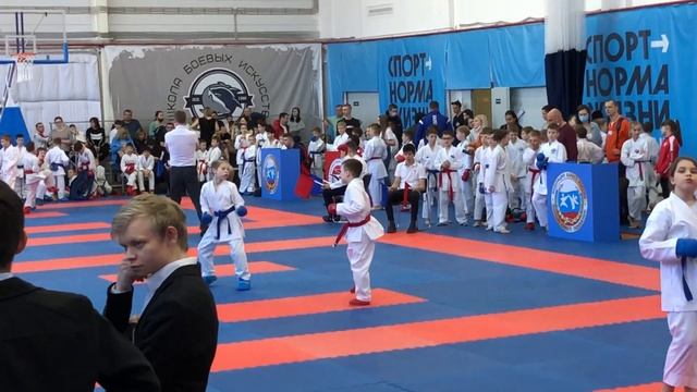 Юный каратист. 4 поединок. 4.04.2021. Тольятти. смотреть онлайн