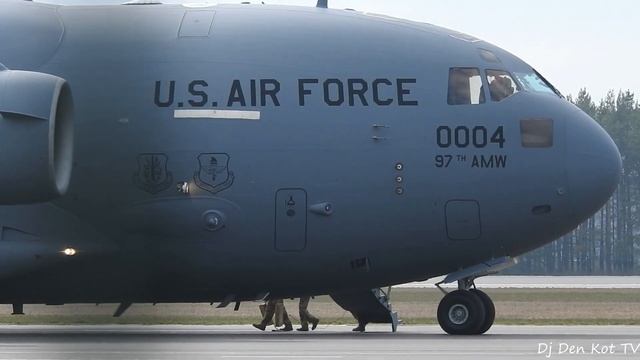 *RARE* US Air Force Boeing C-17A At Palanga Airport (Lithuania)