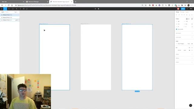 Adding a Background Into a Screen Layout in Figma смотреть онлайн