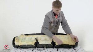 Как установить модельные чехлы AUTOPROFI. Чехлы на Солярис. Видеоинструкция