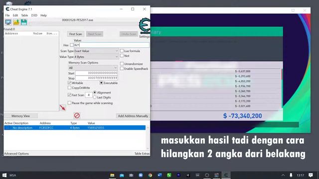 TUTORIAL CHEAT TRANSFER BUDGET & SALARY BUDGET PES 2017 MENGGUNAKAN CHEAT ENGINE смотреть онлайн