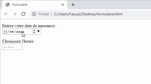 HTML للمبتدئين -28 - Les Formulaires 8 *Date et Time смотреть онлайн