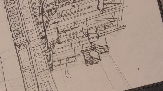 How to Make an INDUSTRIAL WATERCOLOR Sketch and Boost Your Creativity | Manhattan Bridge Detail смотреть онлайн