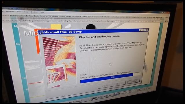Virtualbox running windows 98 with plus смотреть онлайн