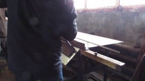 КАК СОГНУТЬ ЛИСТ АЛЮМИНИЯ И НЕ ПОЛУЧИТЬ В ЛОБ  3