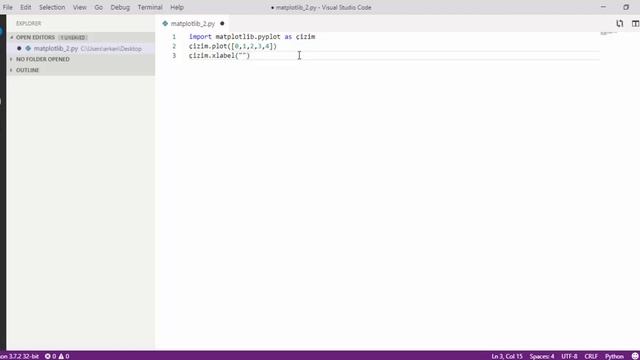 Python Dersleri #48 - Matplotlib Line Plot смотреть онлайн