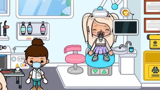 МНЕ ПОСТАВИЛИ БРЕКЕТЫ в ТОКА БОКА!!! ?? ОЧЕНЬ БОЛЬНО! ? Toca Life World смотреть онлайн