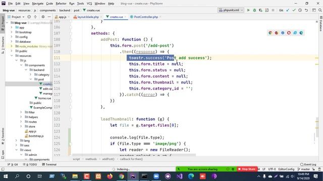 VueJS Part - 16 - Install image intervention, post add, and delete post thumbnail 1 смотреть онлайн