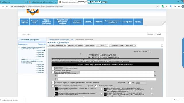 Как сдать 910 форму 1 полугодие 2020 смотреть онлайн
