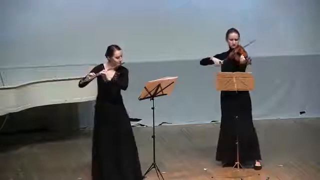 Жозеф Боден де Буамортье 1689 1755 Соната №2 для флейты и скрипки смотреть онлайн