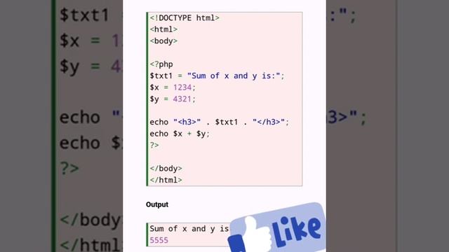 PHP program to print sum of digits смотреть онлайн