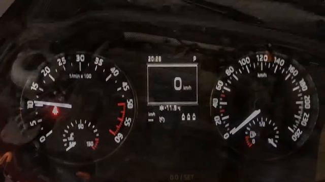 Skoda Octavia 1.6 TDI Cold Start At -13°C