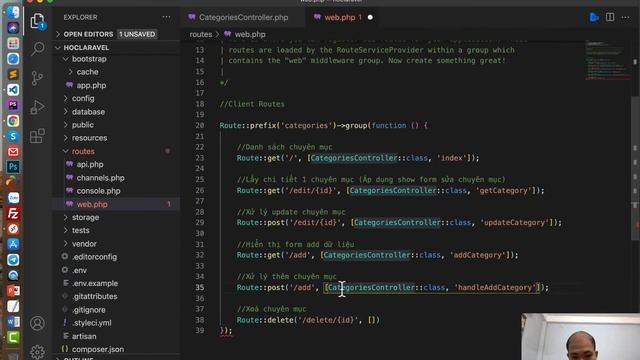 Khoá học Laravel Framework 8.x - Bài 6: Controller trong Laravel 8.x смотреть онлайн