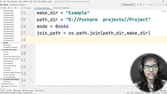 Python for ml Part 56 | os.makedir method in python (continue) | ML Tutorial |ML for beginners смотреть онлайн