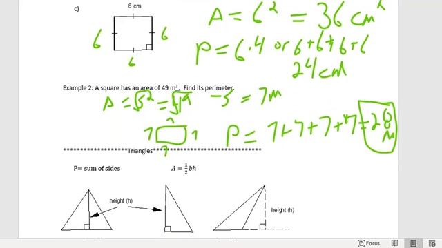 9 1 Notes Geometry Basic areas part 1 5 7 смотреть онлайн