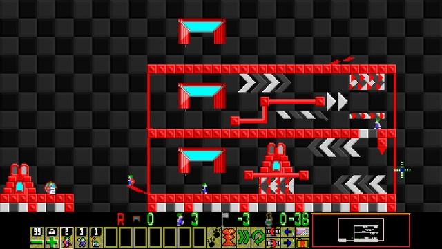 Mikes Lemmings [Wild 05]: Lemmings Checkers Club смотреть онлайн
