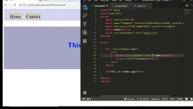 How to link 2 HTML files together смотреть онлайн