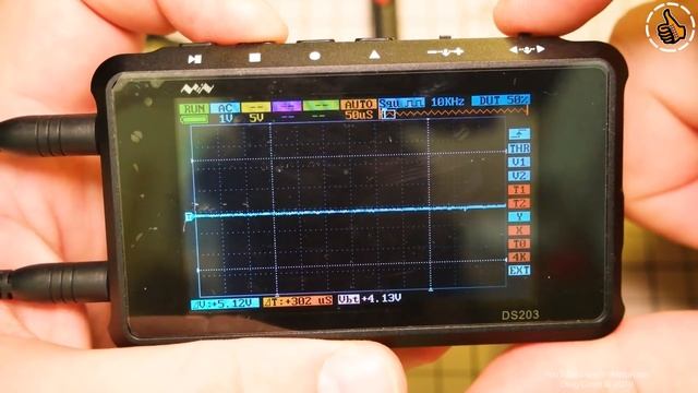 DS203 Карманный Осциллограф - Мал да удал