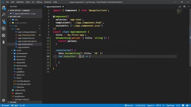 Your complete guide in Angular 7+ in Arabic - 04. Quick look at typescript смотреть онлайн