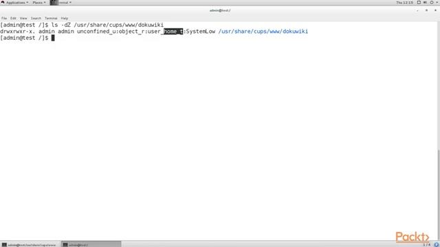 Getting started with SELinux System Administration : About SELinux File Contexts | packtpub.com смотреть онлайн