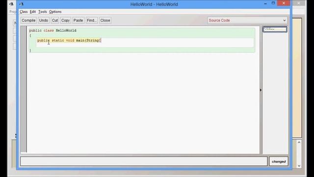 BlueJ - Java: Hello world {Easy, Beginner} смотреть онлайн