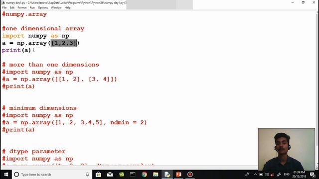 ndarray in python numpy || multidimensional array || array || python || Ak смотреть онлайн