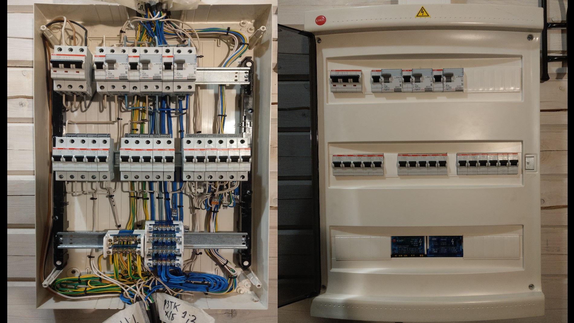 Электрощиток в бане