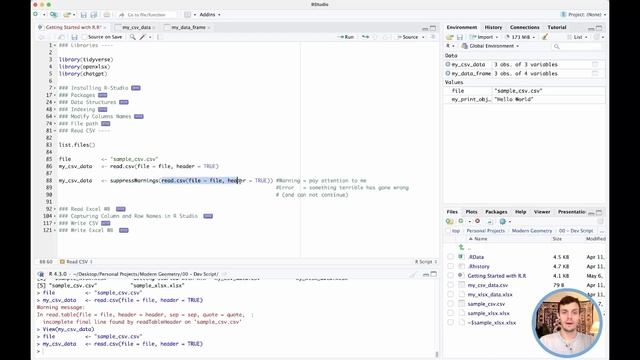 Introduction to Reading Data into R-Studio смотреть онлайн