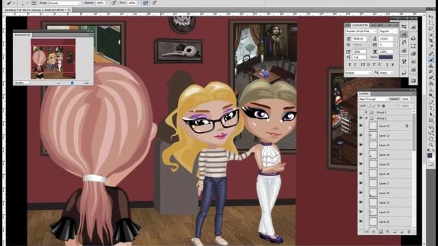 Процесс фотошопа на фкм | АВАТАРИЯ | музей Аватарии смотреть онлайн