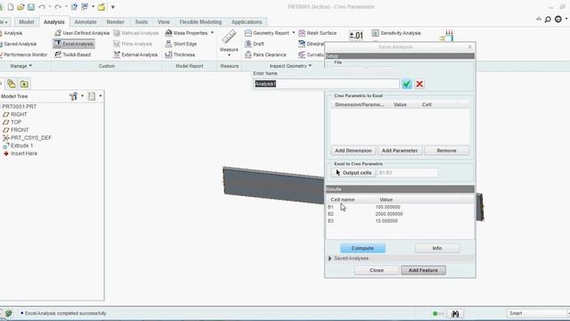 Creo Parametric Excel Entegrasyonu смотреть онлайн