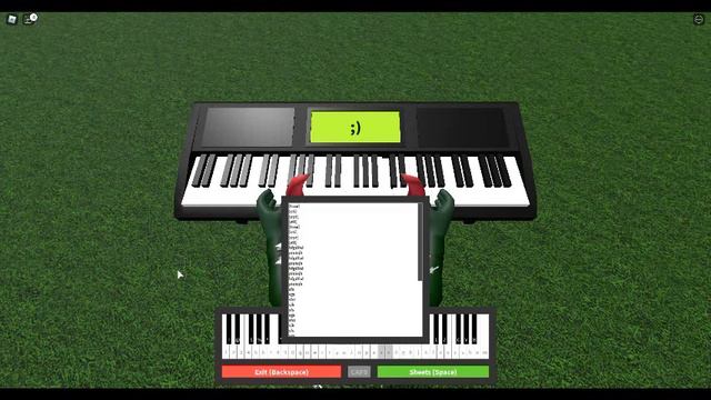 Dreams Of Love And Literature, DDLC - Roblox/Virtual Piano ( EASY NOTES ) смотреть онлайн