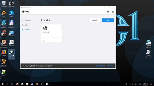 Основы Unity. 03 Установка Unity и Visual Studio через Unity Hub смотреть онлайн