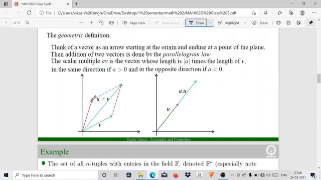 Vector space / Introduction, Examples, / Higher mathematics #nits,#iitsmath,#engineers,#highermath смотреть онлайн