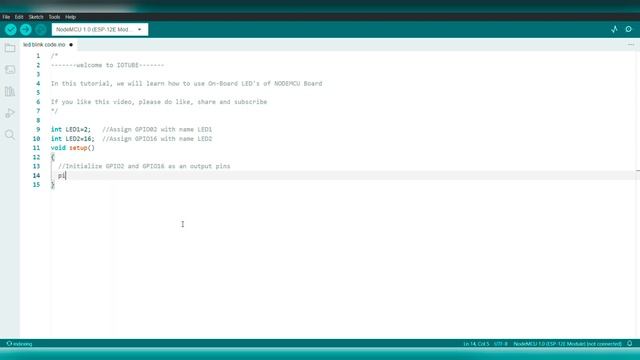Nodemcu On-Board led Blink | nodemcu led blink | Mr.Techiest| arduino esp8266 blink led #esp смотреть онлайн