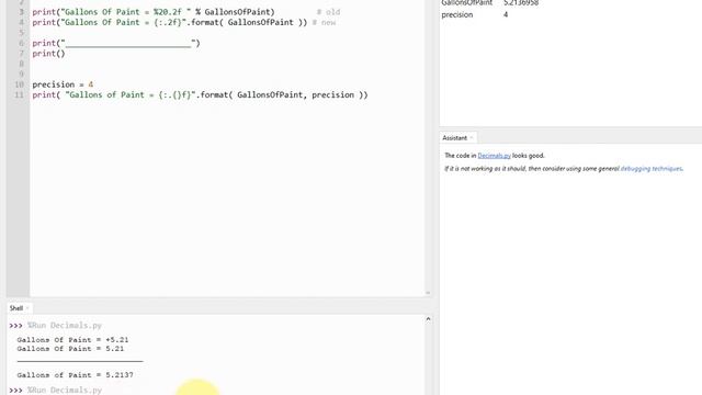 Python Format output to show 2 decimals смотреть онлайн