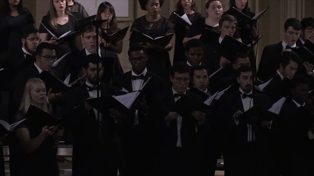 "Lux Aurumque" by Eric Whitacre - Combined Choirs - University of the Pacific смотреть онлайн