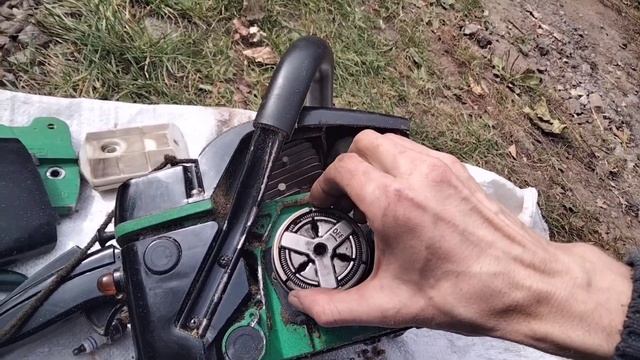 Замена масляного насоса на #бензопиле#