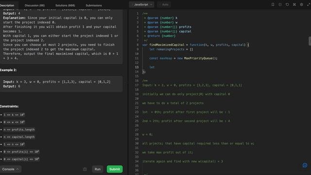 Maximizing Profits for LeetCode's IPO(Hard) using Greedy Algorithm смотреть онлайн