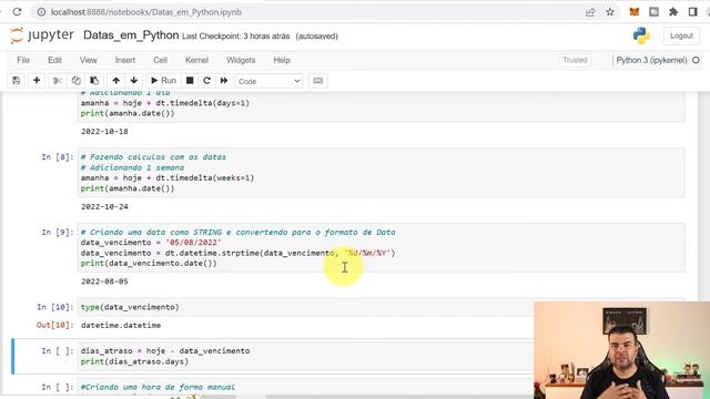 COMO TRATAR DATAS E HORAS EM PYTHON смотреть онлайн