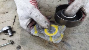 Citroen C5 EP6 Замена Подшипника Фрикционного Ролика Помпы