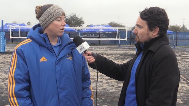Javelina Beach Volleyball: Tanya Allen recaps wins over MBU, SFA 2-26-2022 смотреть онлайн