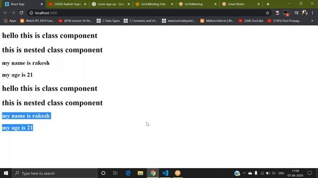 react (tutorial2)how to create state and properties смотреть онлайн