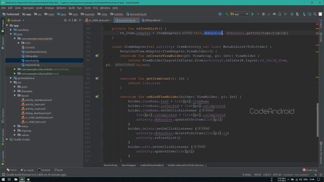 Create ToDo List Application in Android - Part V смотреть онлайн