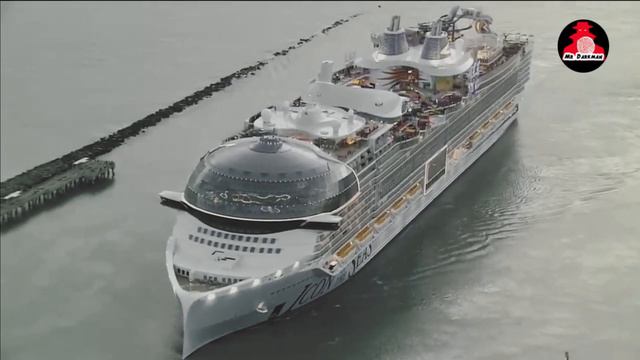 Icon of the Seas: World's largest Cruise Ship sets Sail from Miami | Concerns of Methane Emissions смотреть онлайн