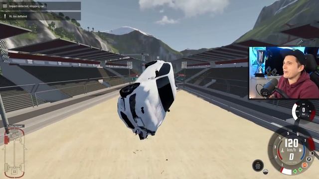 VW Golf komplett zerfetzt auf der XXL Sprungschanze | BeamNG смотреть онлайн