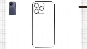 How to Draw Iphone 15 pro max