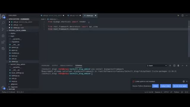 Create Django Rest api within 8 minutes (Tamil) смотреть онлайн