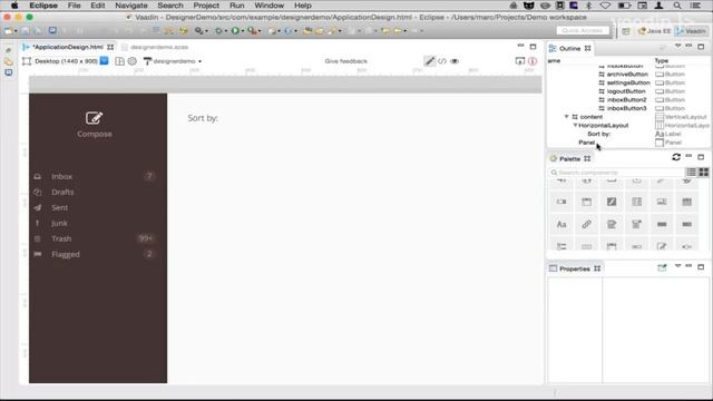 Building an email client with Vaadin Designer смотреть онлайн