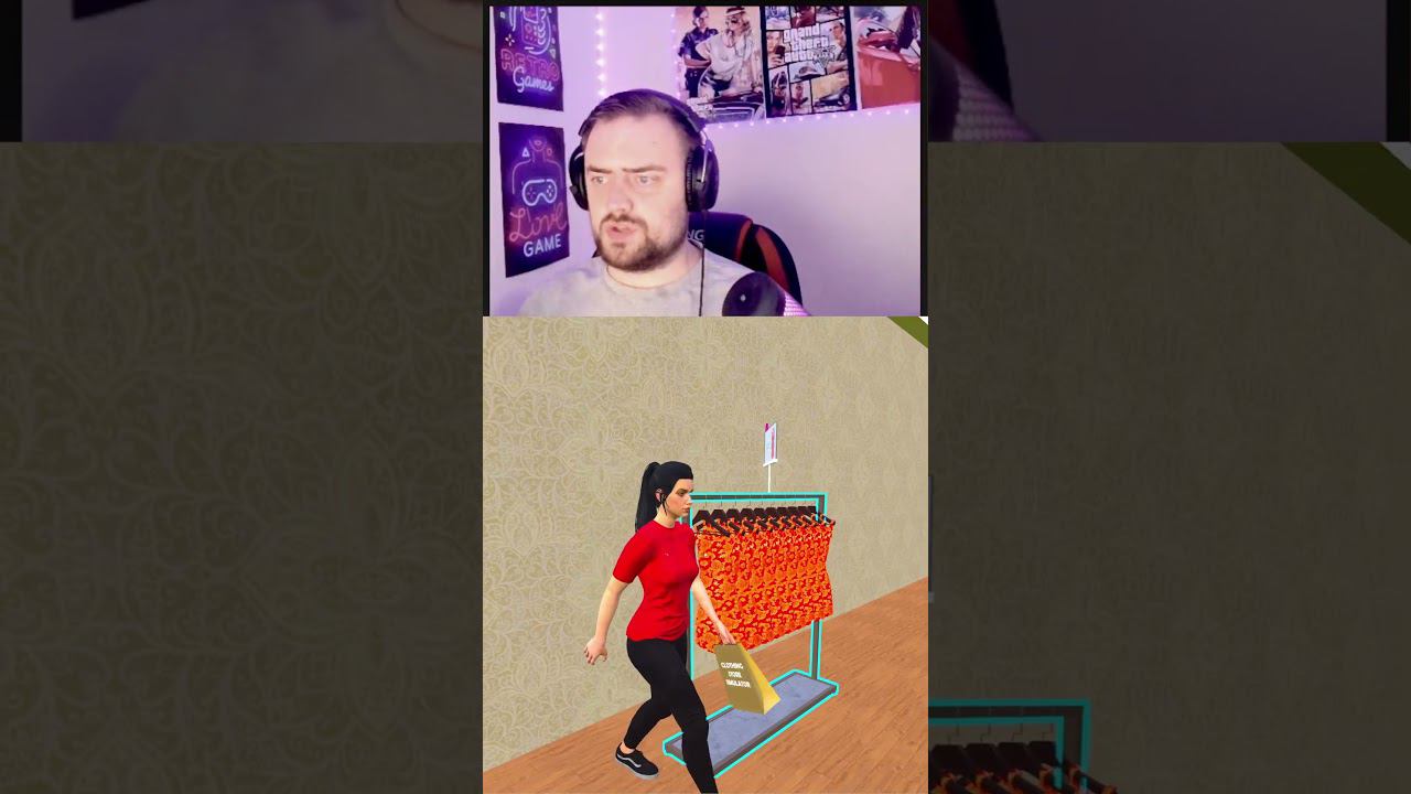 Гламурные покупатели в Clothing Store Simulator: Prologue #shorts #games #simulator смотреть онлайн