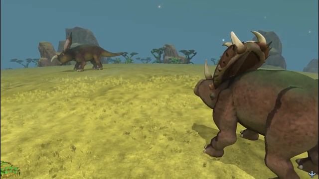 Einiosaurus vs Centrosaurus | Ceratops Face-off [S1E9] | SPORE смотреть онлайн